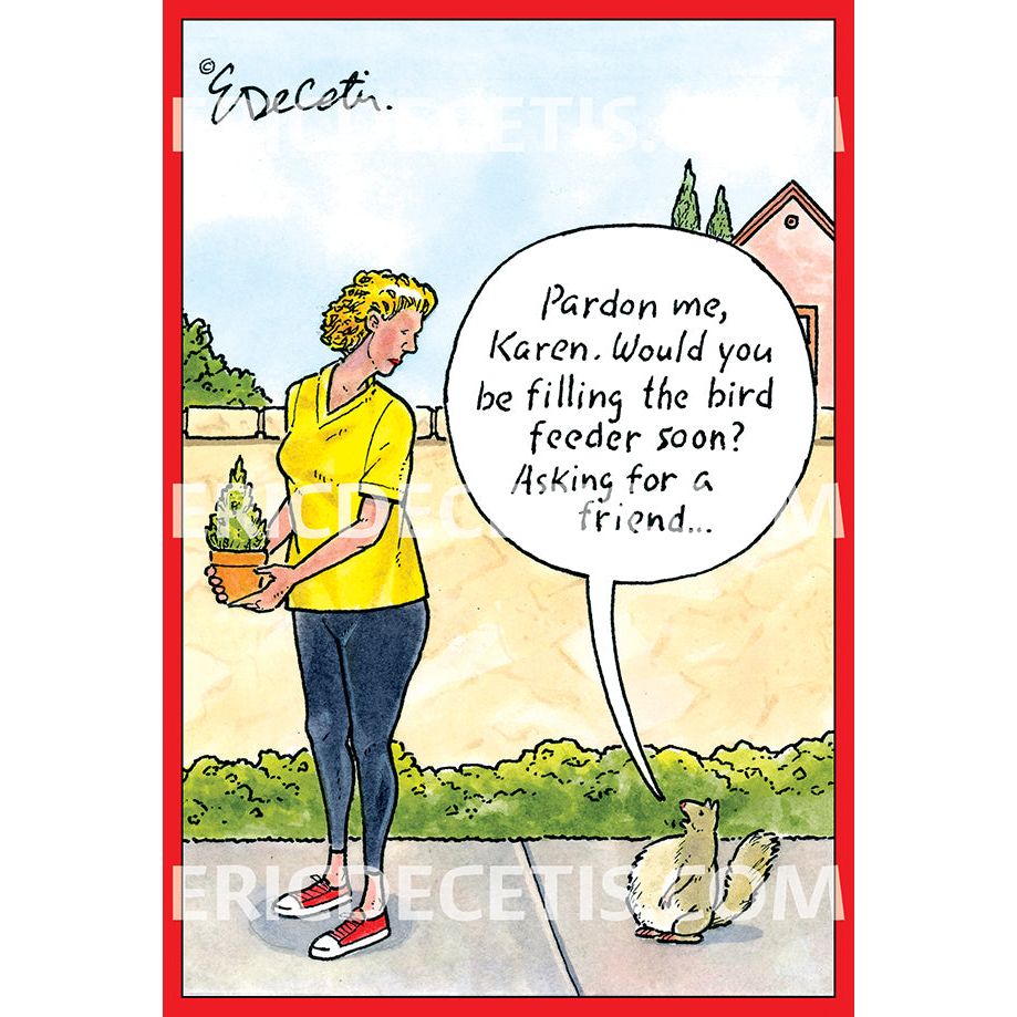 Fat Squirrel Birthday Card Eric Decetis 30437 - Cardmore